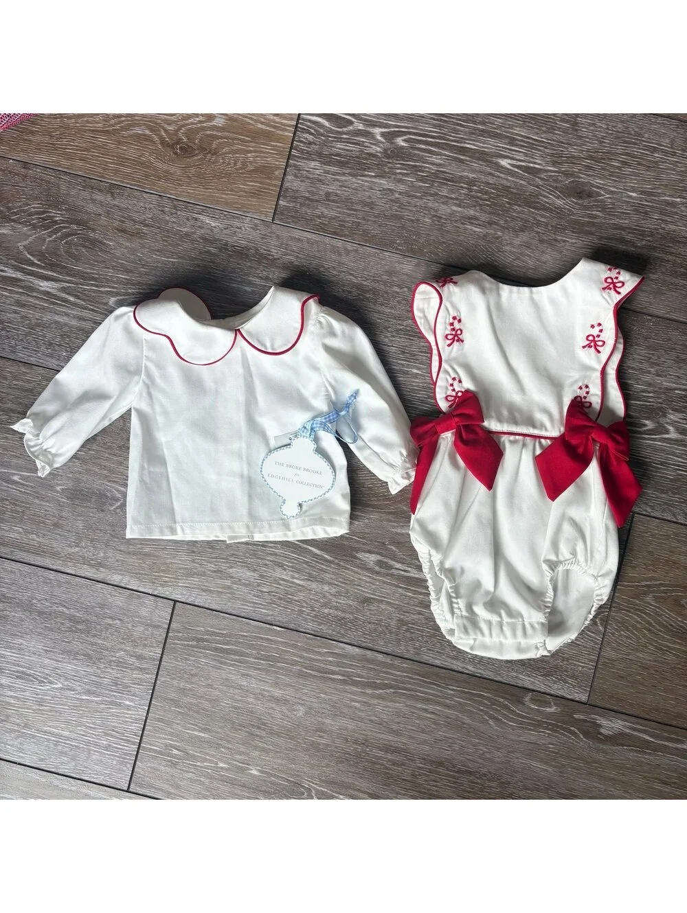 Broke Brooke Edgehill Collection Christmas Bubble Set NB NWT